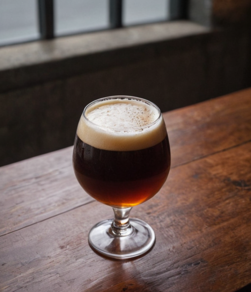 Belgian Dubbel Glass of Beer